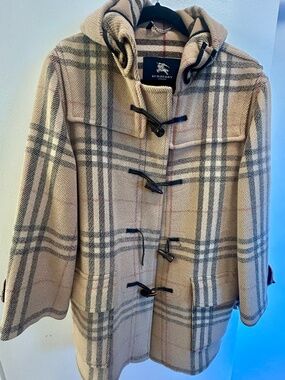 Burberry Specialty Duffle Coat Plaid.